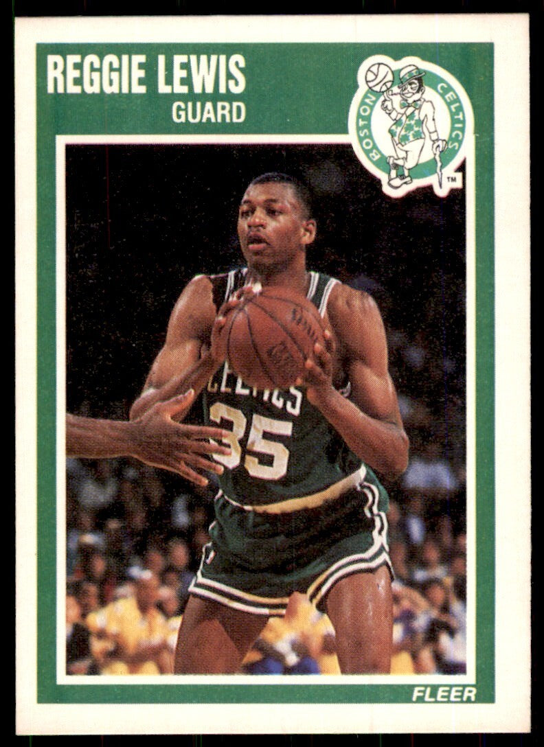 1989-90 Fleer Reggie Lewis A Basketball Cards #10