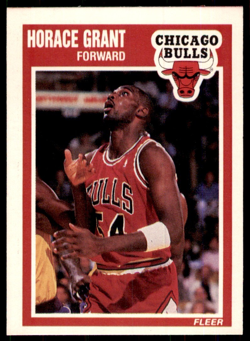 1989-90 Fleer Horace Grant Basketball Cards #20