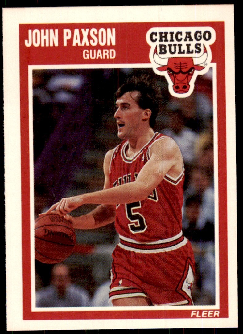 1989-90 Fleer John Paxson Basketball Cards #22