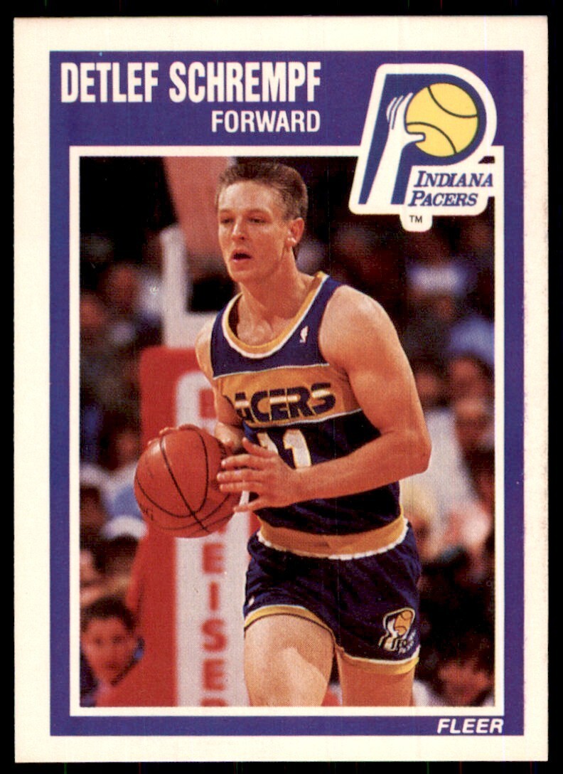 1989-90 Fleer Detlef Schrempf Basketball Cards #67