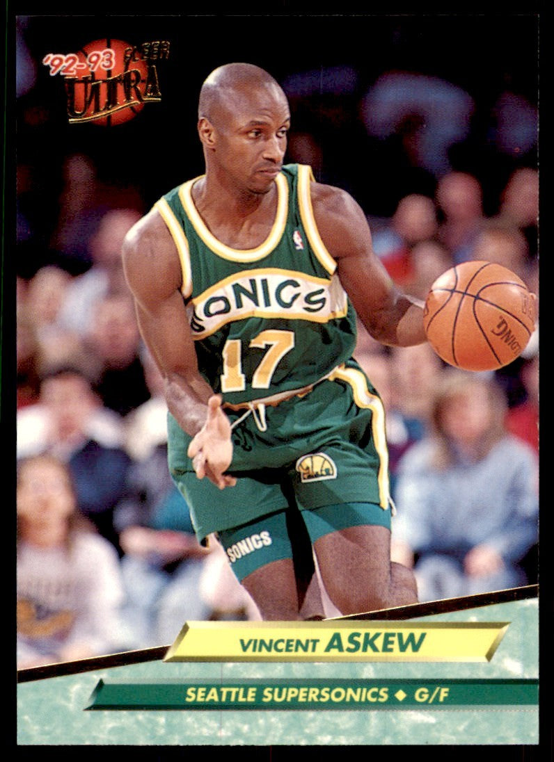 1992-93 Fleer Ultra Vincent Askew Seattle SuperSonics #360