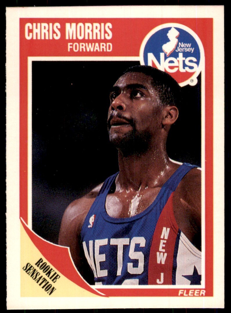 1989-90 Fleer Chris Morris Basketball Cards #99