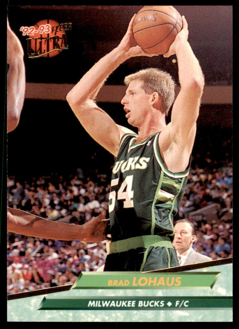 1992-93 Fleer Ultra Brad Lohaus Milwaukee Bucks #299