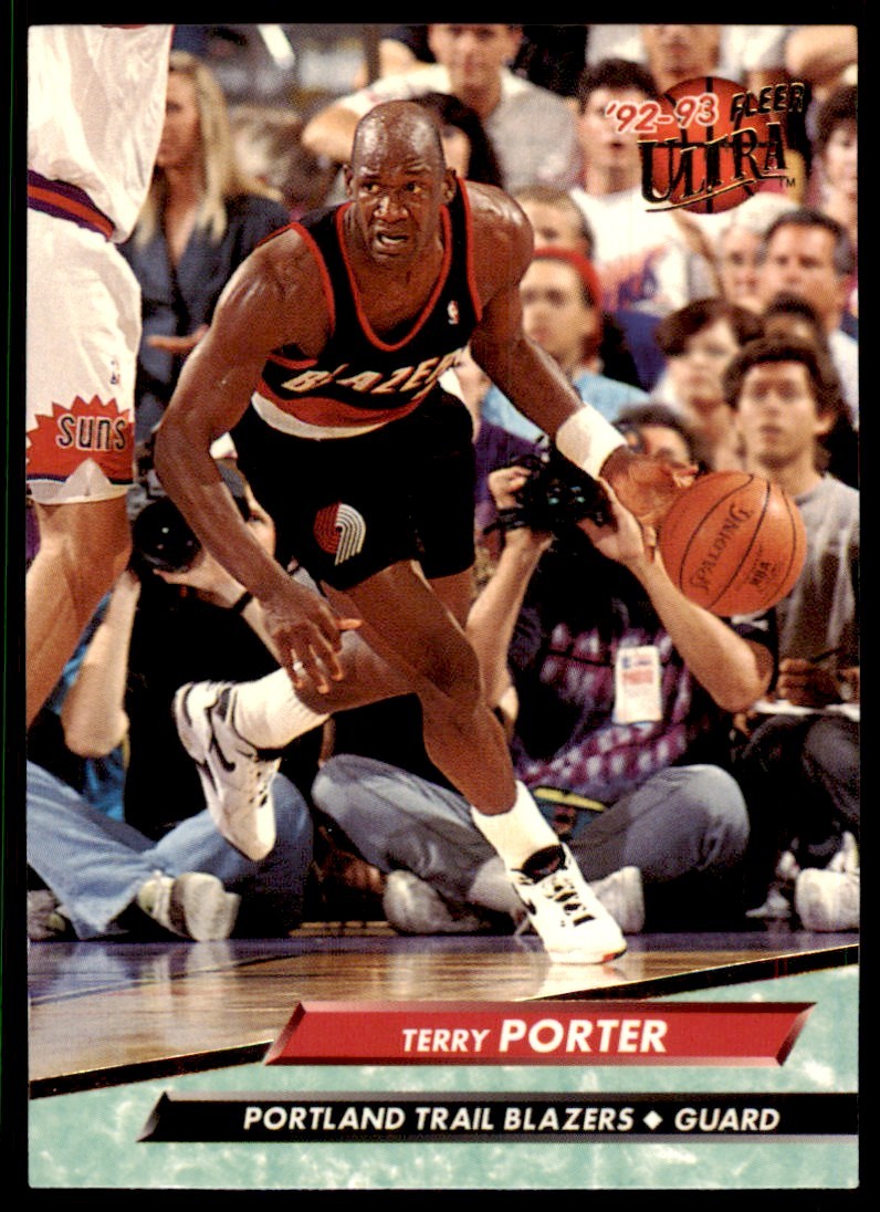 1992-93 Fleer Ultra. Terry Porter Portland Trail Blazers #153