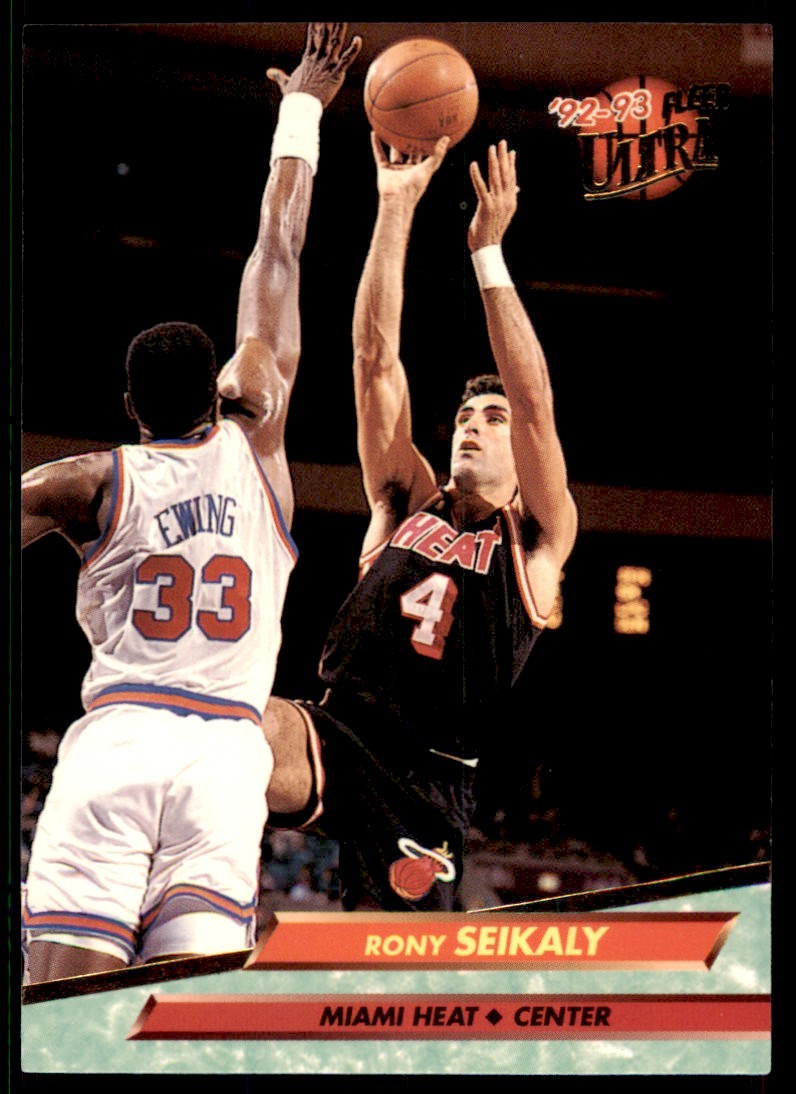1992-93 Fleer Ultra. Rony Seikaly Miami Heat #102