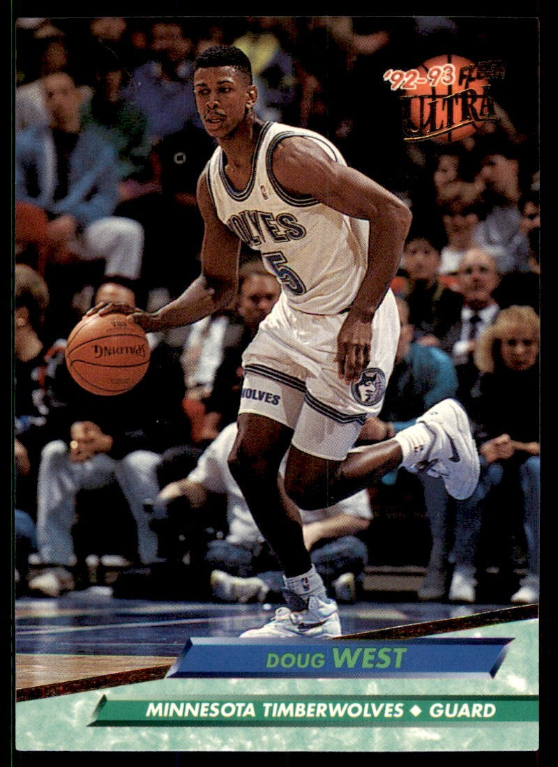 1992-93 Fleer Ultra. Doug West Minnesota Timberwolves #113