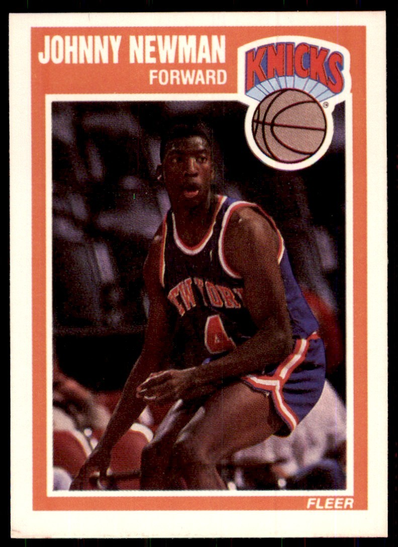 1989-90 Fleer. Johnny Newman Basketball Cards #102
