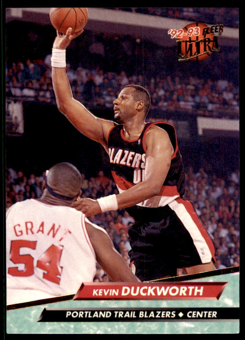 1992-93 Fleer Ultra. Kevin Duckworth Portland Trail Blazers #150