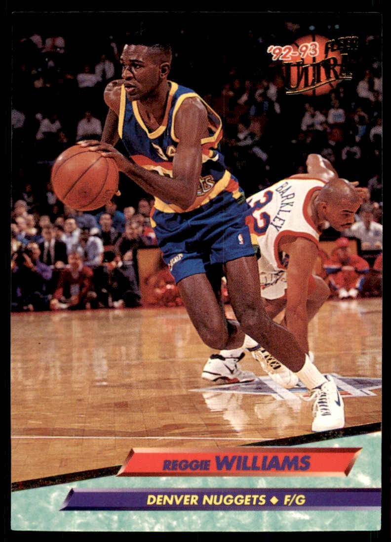1992-93 Fleer Ultra* Reggie Williams Denver Nuggets #54