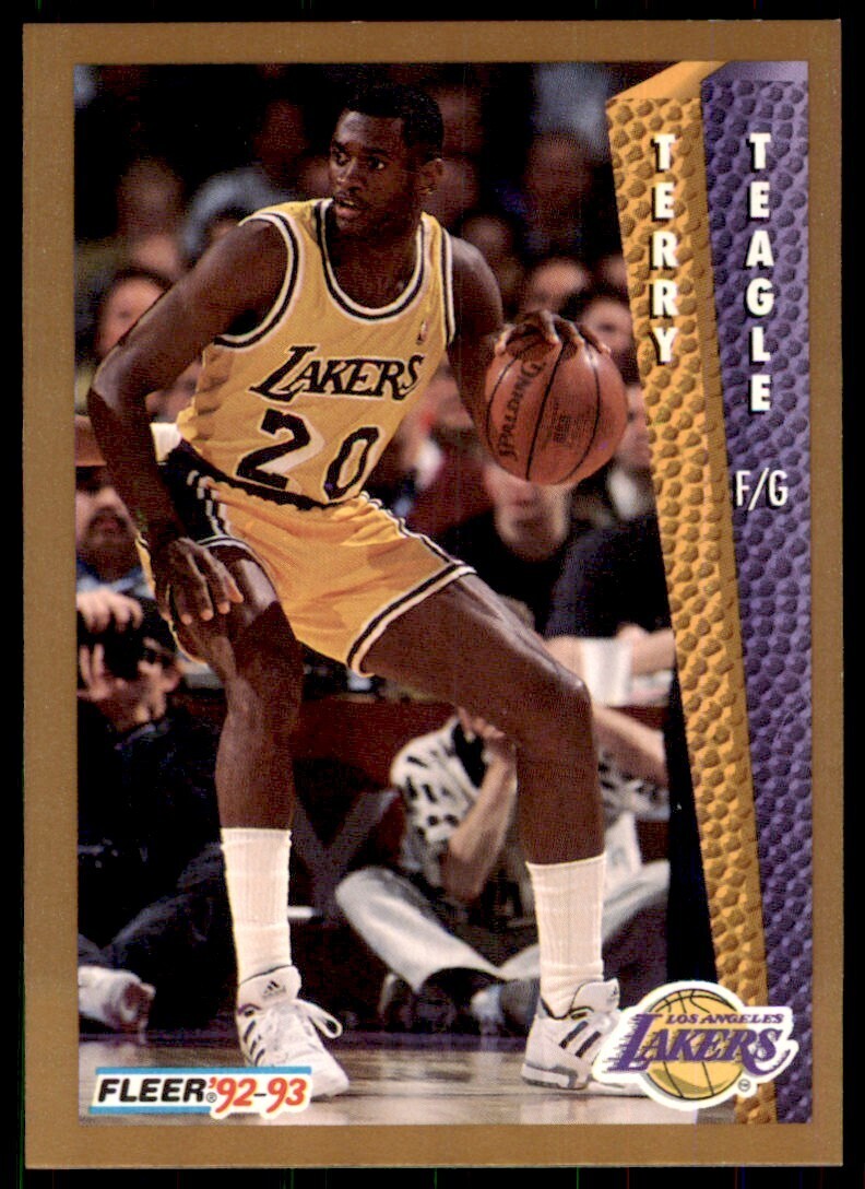 1992-93 Fleer Terry Teagle A Basketball Cards #112