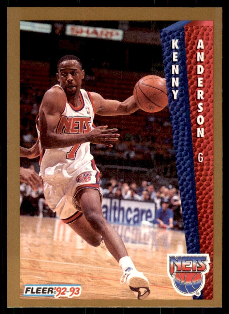 1992-93 Fleer Kenny Anderson Basketball Cards #140
