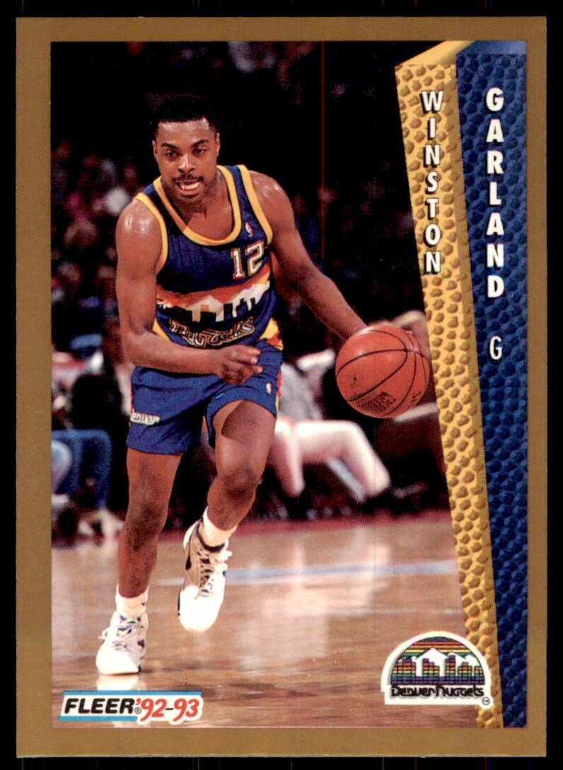 1992-93 Fleer Winston Garland Basketball Cards #55