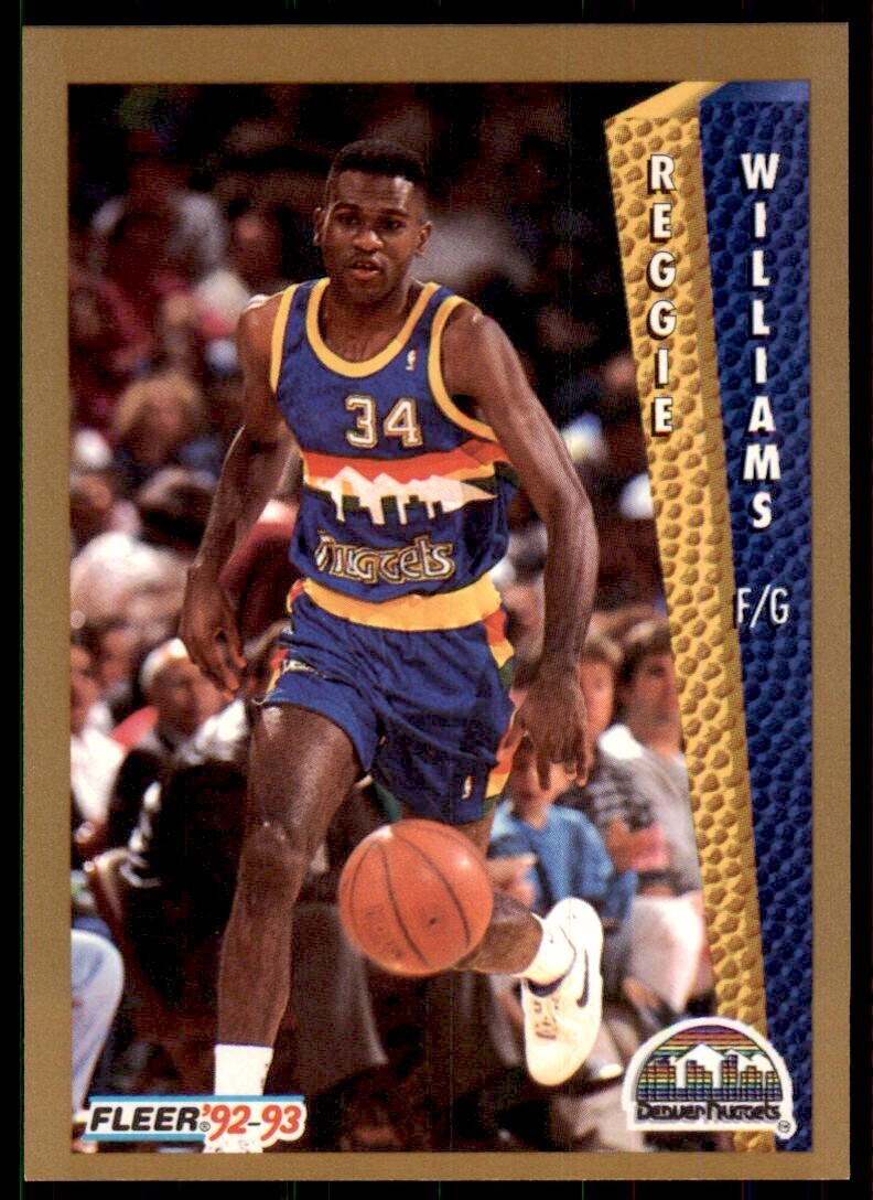 1992-93 Fleer Reggie Williams Basketball Cards #61