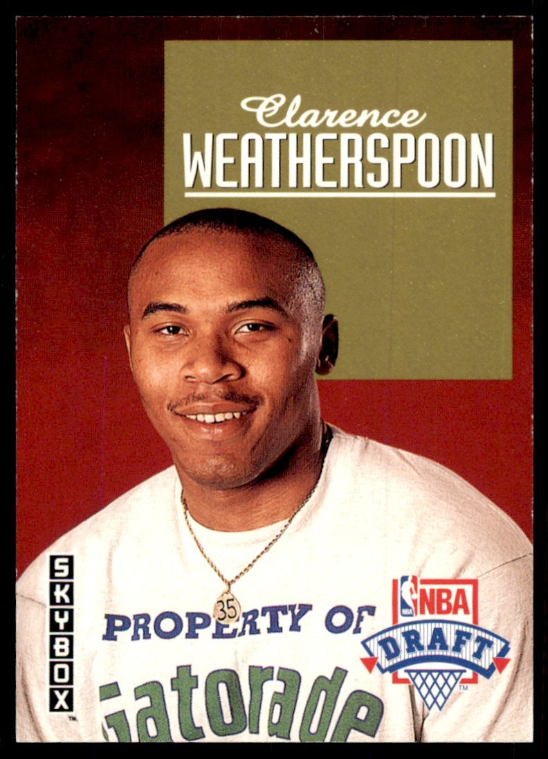 1992-93 SkyBox Clarence Weatherspoon Philadelphia 76ers #DP9