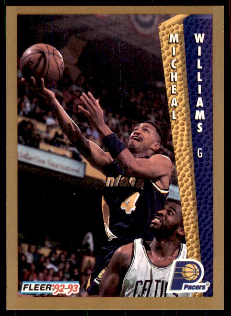 1992-93 Fleer Micheal Williams Basketball Cards #96