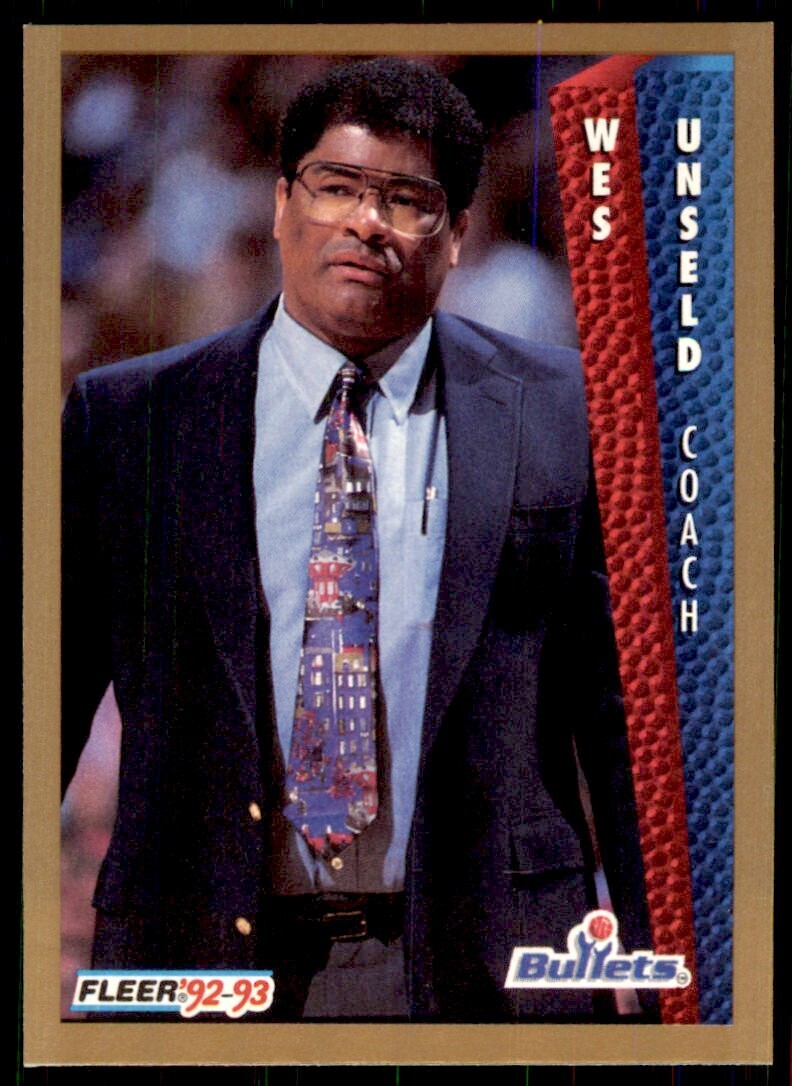 1992-93 Fleer Wes Unseld Basketball Cards #236