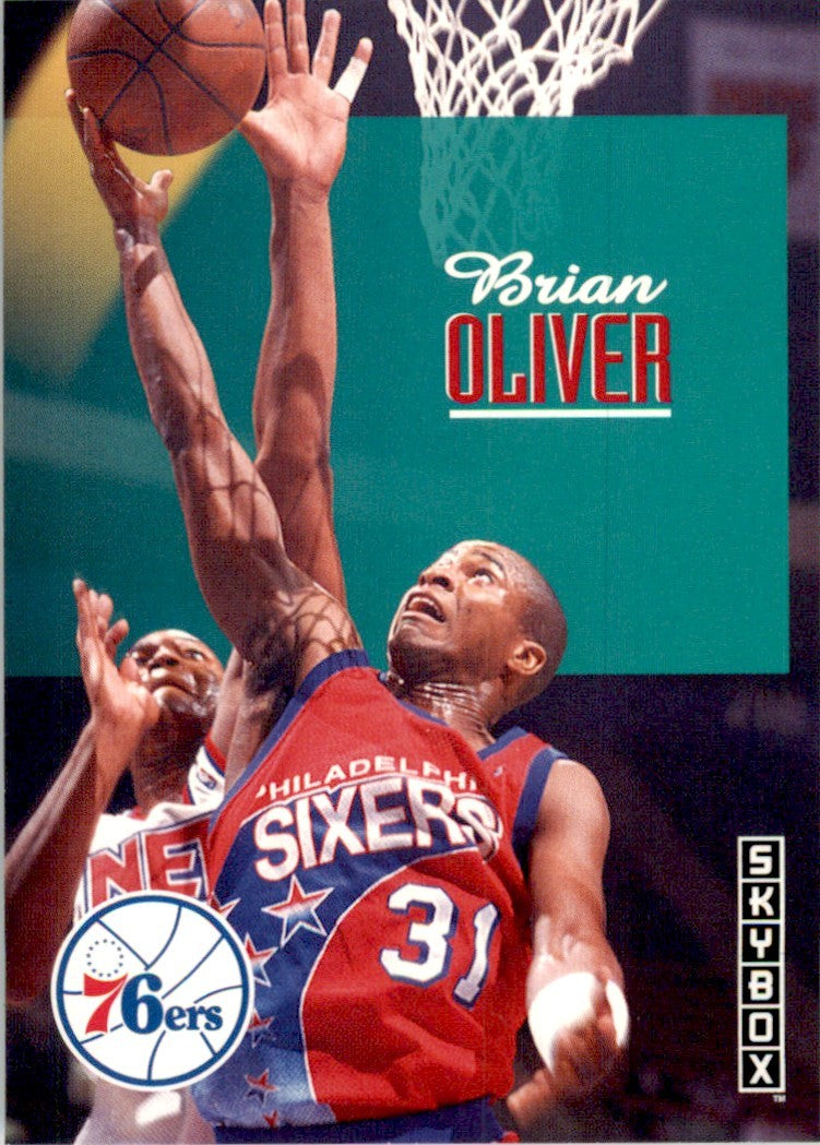 1992-93 SkyBox Brian Oliver Philadelphia 76ers #185