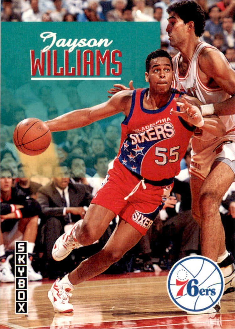 1992-93 SkyBox Jayson Williams Philadelphia 76ers #187