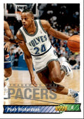 1992-93 Upper Deck Basketball Card Pooh Richardson Indiana Pacers #134