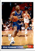 1992-93 Upper Deck Basketball Card Mitch Richmond Sacramento Kings #162