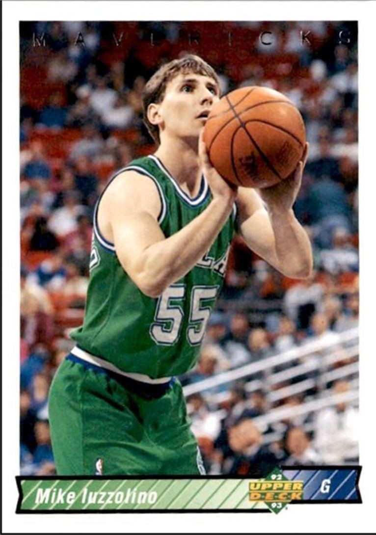 1992-93 Upper Deck Basketball Card Mike Iuzzolino Dallas Mavericks #267
