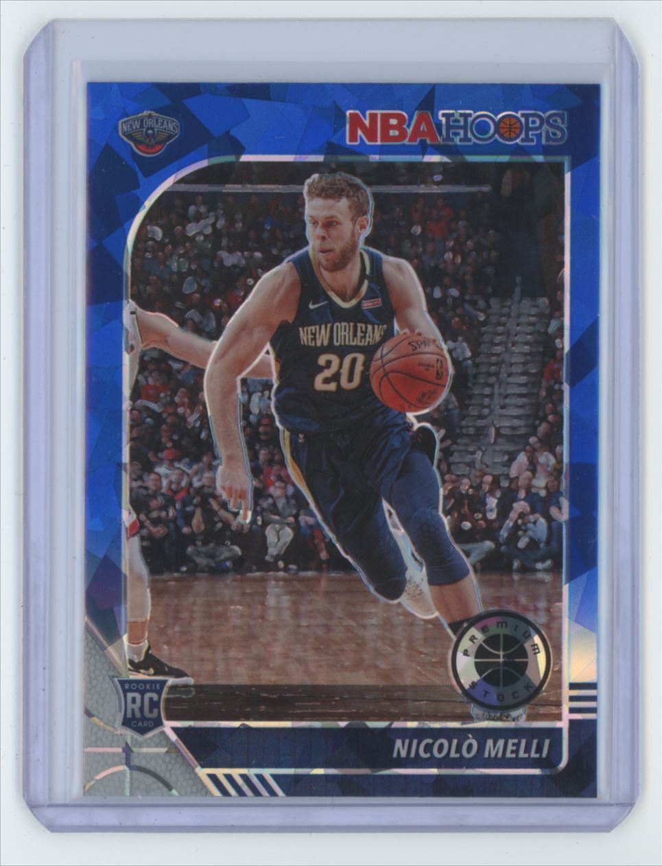 2019-20 Hoops Blue Prizm Nicolo Melli Rookie Basketball Card #242