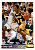 1992-93 Upper Deck Basketball Card Tony Smith Los Angeles Lakers #102