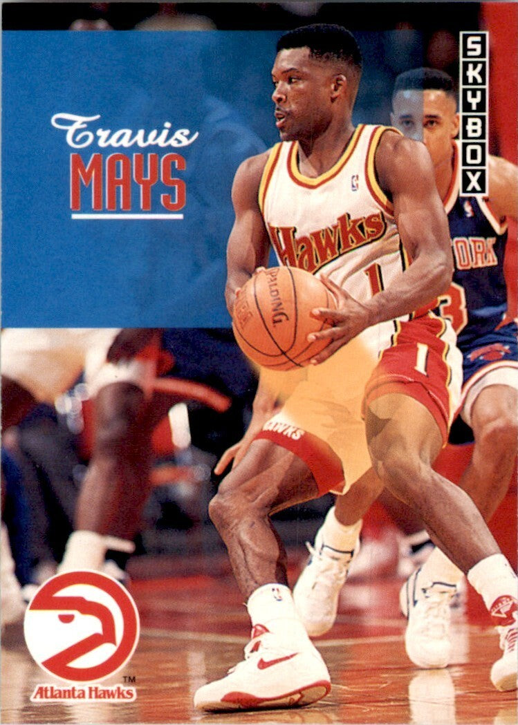 1992-93 SkyBox Travis Mays Atlanta Hawks #376