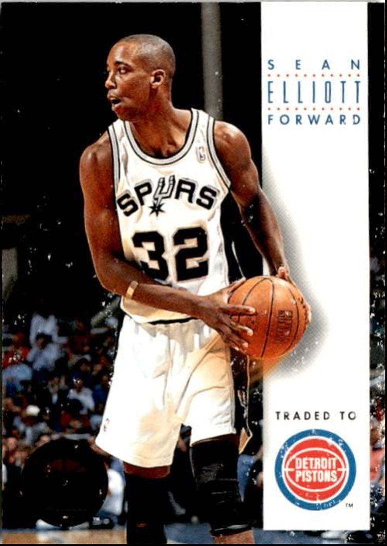 1993-94 SkyBox Sean Elliott Detroit Pistons #164
