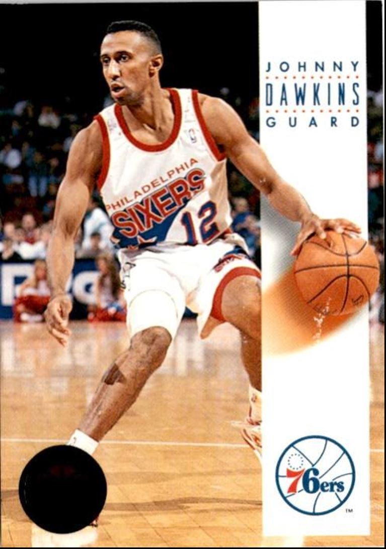 1993-94 SkyBox Johnny Dawkins Philadelphia 76ers #138