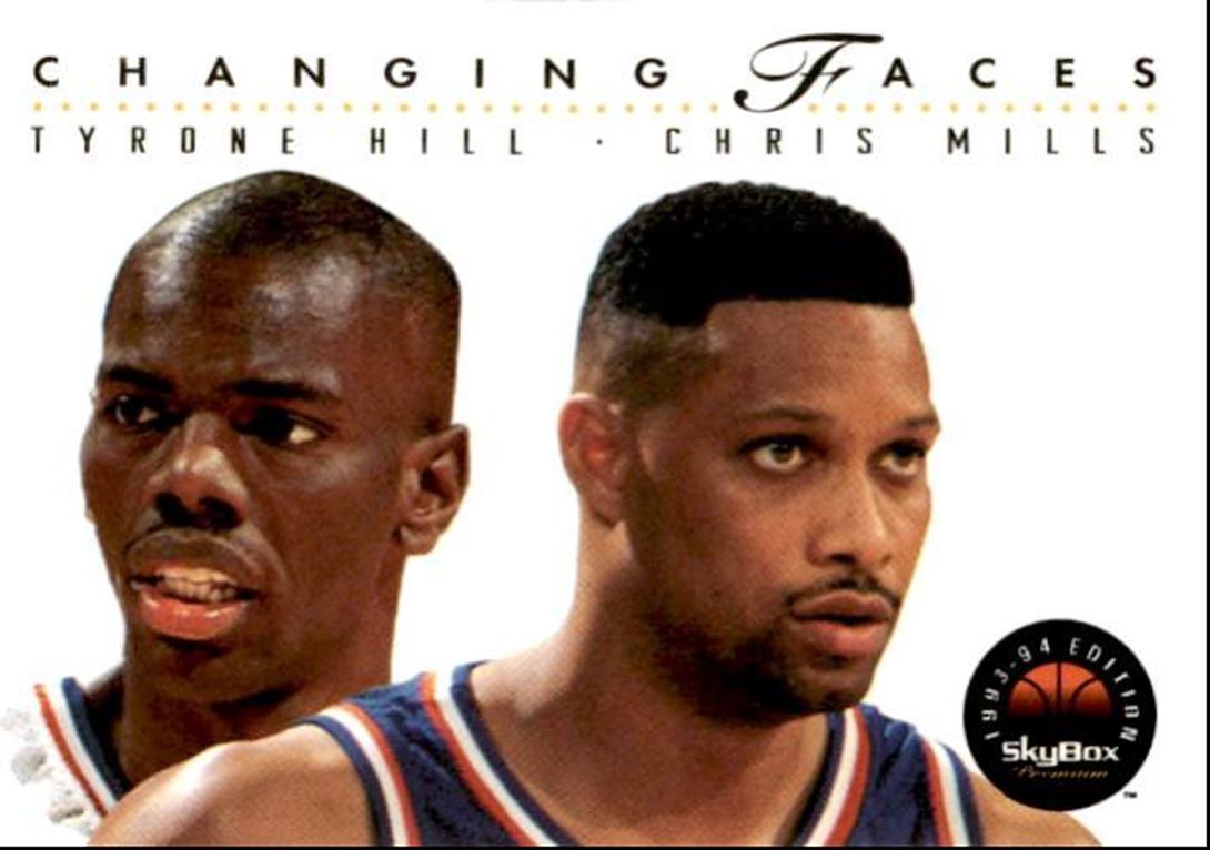 1993-94 SkyBox Tyrone Hill/Chris Mills Cleveland Cavaliers #296