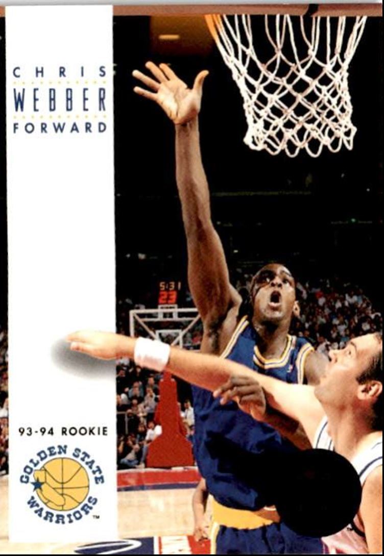 1993-94 SkyBox Chris Webber Rookie Golden State Warriors #227