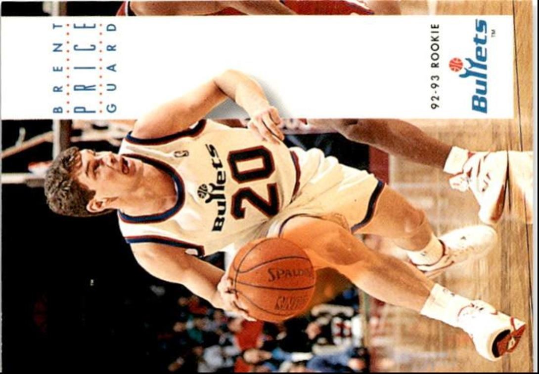 1993-94 SkyBox Brent Price Washington Bullets #185
