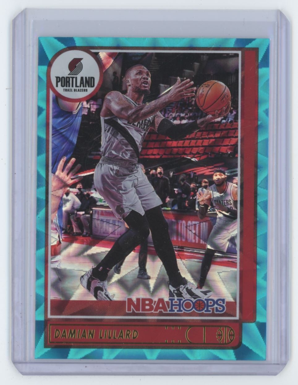 2021-22 Hoops Damian Lillard Basketball Card #61