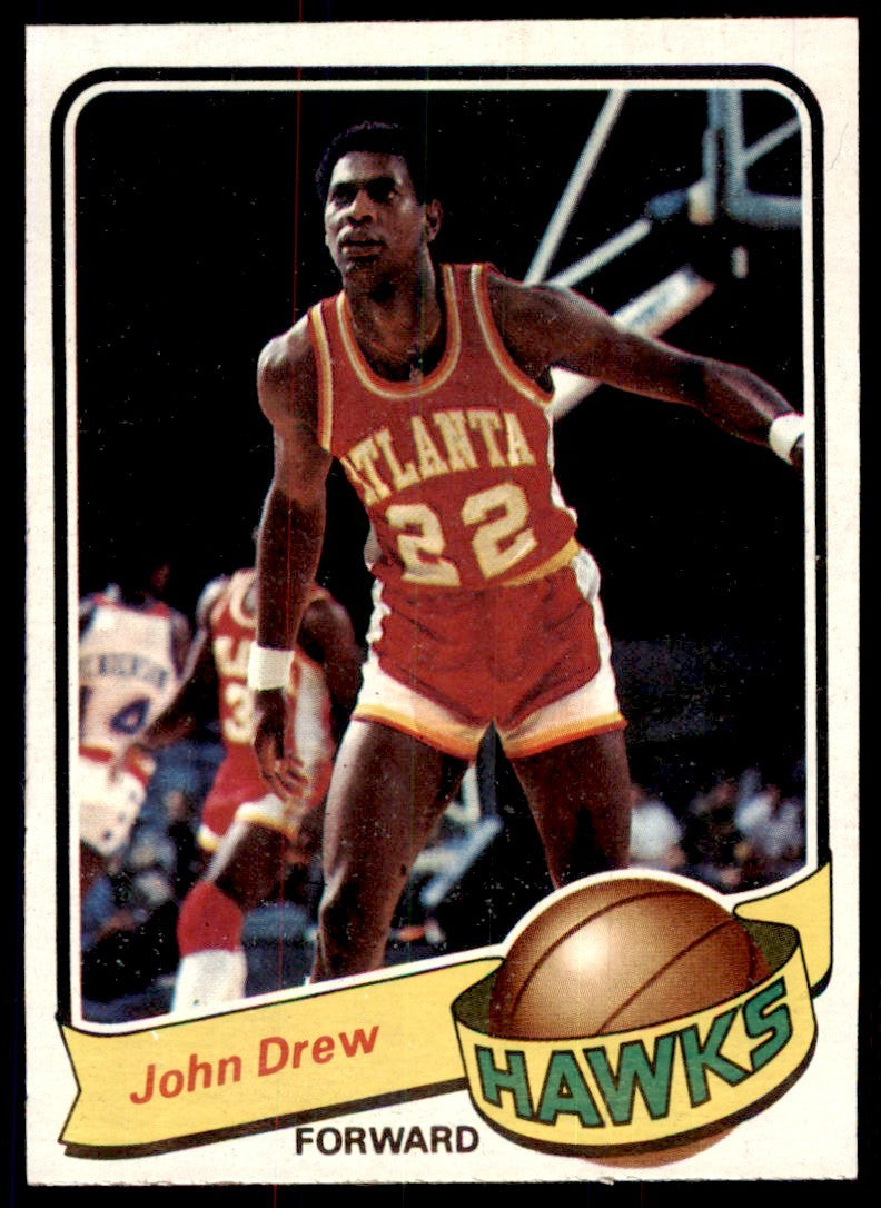1979-80 TOPPS JOHN DREW ATLANTA HAWKS #118 (T101)