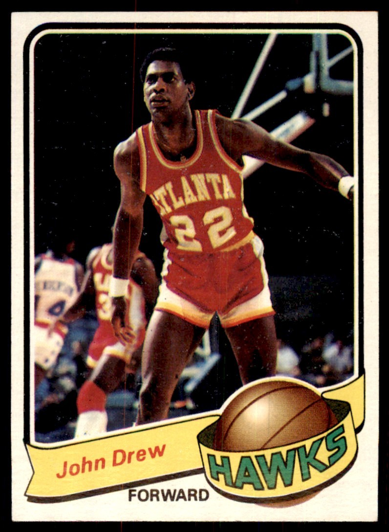 1979-80 TOPPS JOHN DREW ATLANTA HAWKS #118 (T105)