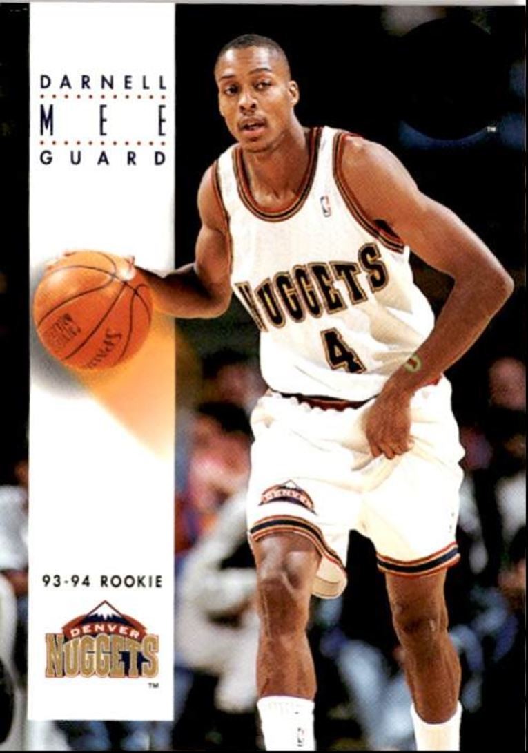 1993-94 SkyBox Darnell Mee Rookie Denver Nuggets #216