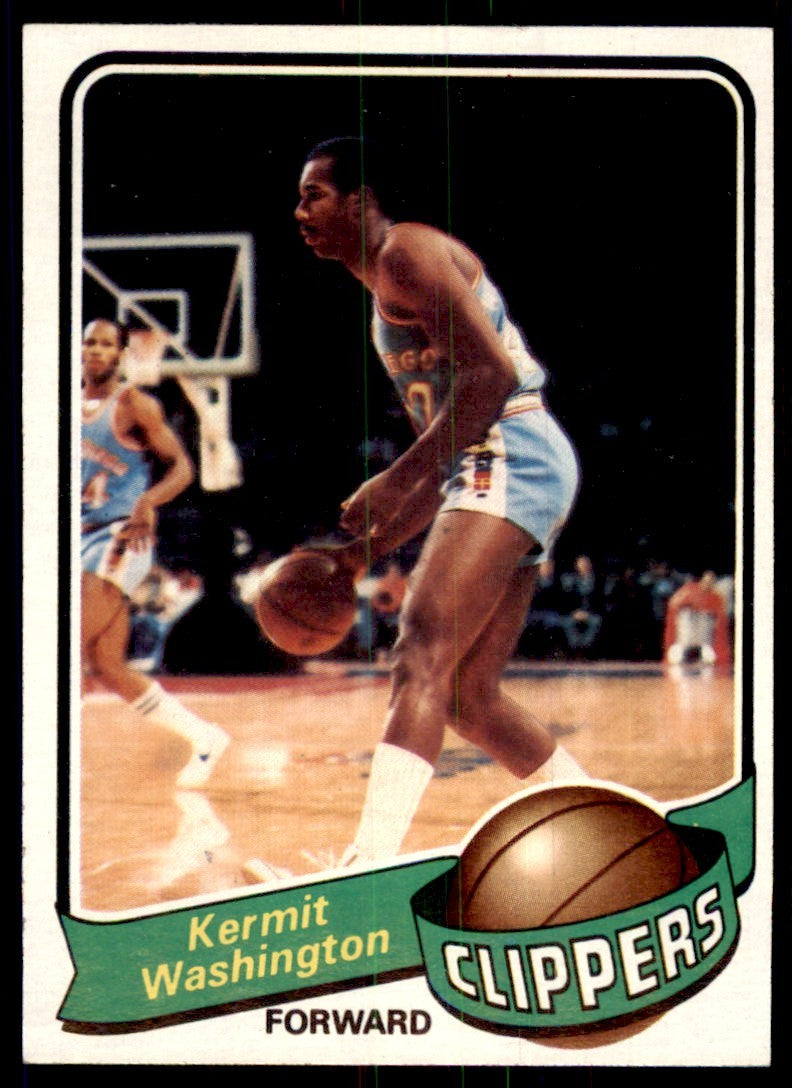 1979-80 TOPPS KERMIT WASHINGTON SAN DIEGO CLIPPERS #128 (T111)