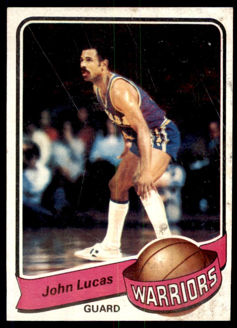 1979-80 TOPPS JOHN LUCAS GOLDEN STATE WARRIORS #127 (T106)