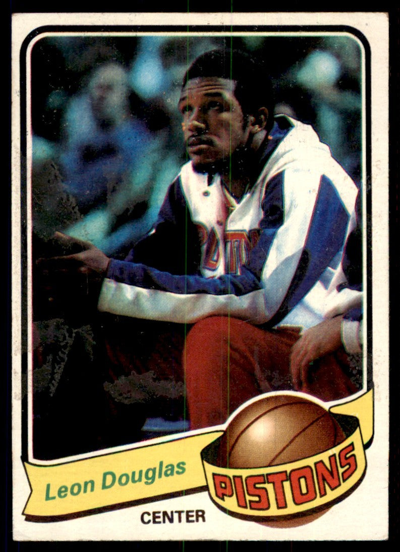 1979-80 TOPPS LEON DOUGLAS DETROIT PISTONS #126 (T105)