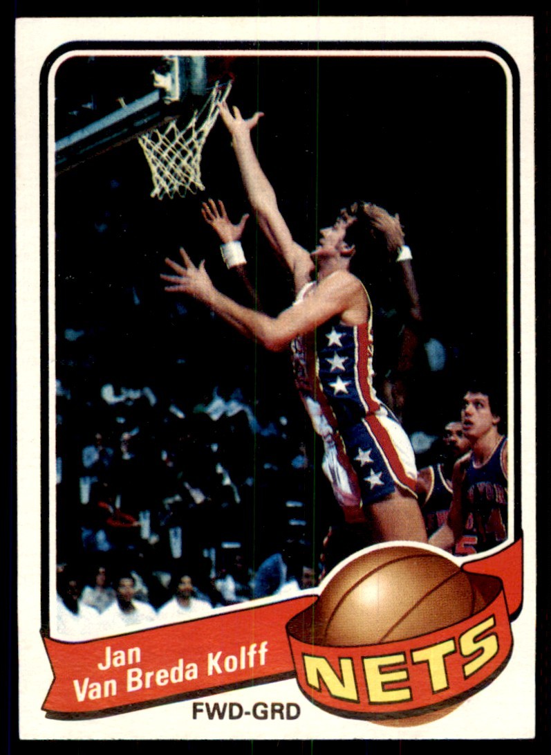 1979-80 TOPPS JAN VAN BREDA KOLFF NEW JERSEY NETS #123 (T101)
