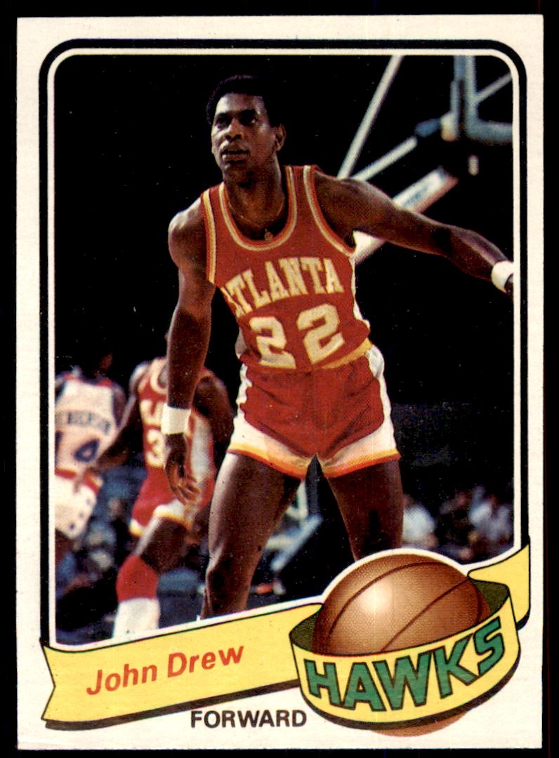 1979-80 TOPPS. JOHN DREW ATLANTA HAWKS #118 (T121)