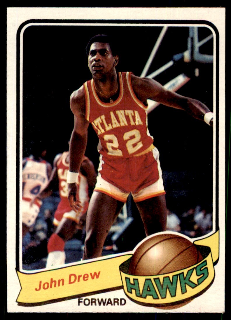 1979-80 TOPPS. JOHN DREW ATLANTA HAWKS #118 (T131)