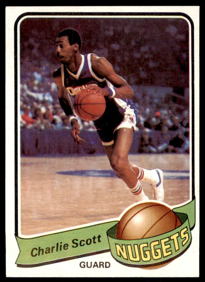 1979-80 TOPPS. CHARLIE SCOTT DENVER NUGGETS #106 (T133)