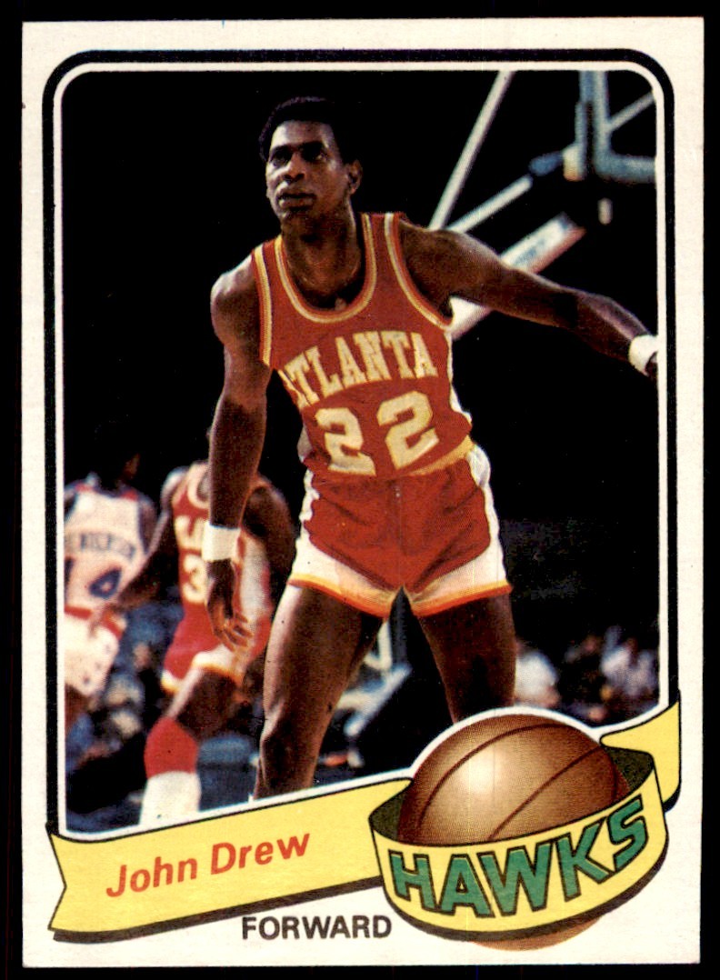 1979-80 TOPPS. JOHN DREW ATLANTA HAWKS #118 (T101)