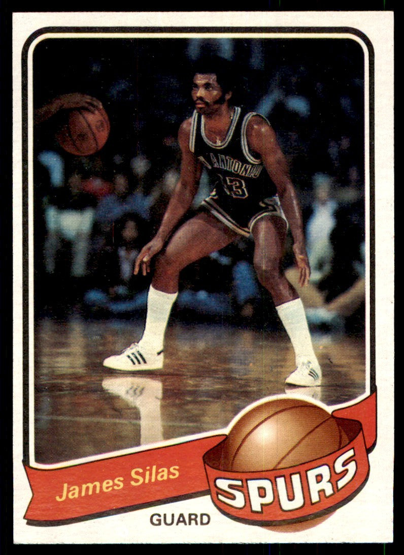 1979-80 TOPPS* JAMES SILAS SAN ANTONIO SPURS #74 (T115)