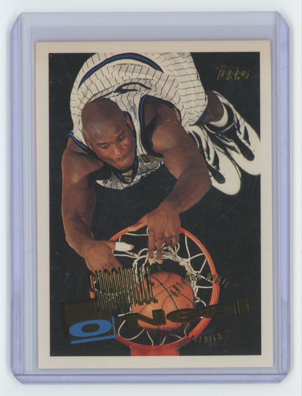 1995-96 Topps Shaquille O'Neal Basketball Card B Orlando Magic #279