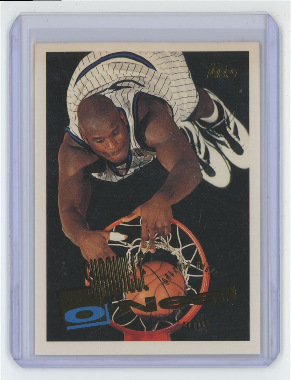 1995-96 Topps Shaquille O'Neal Basketball Card A Orlando Magic #279