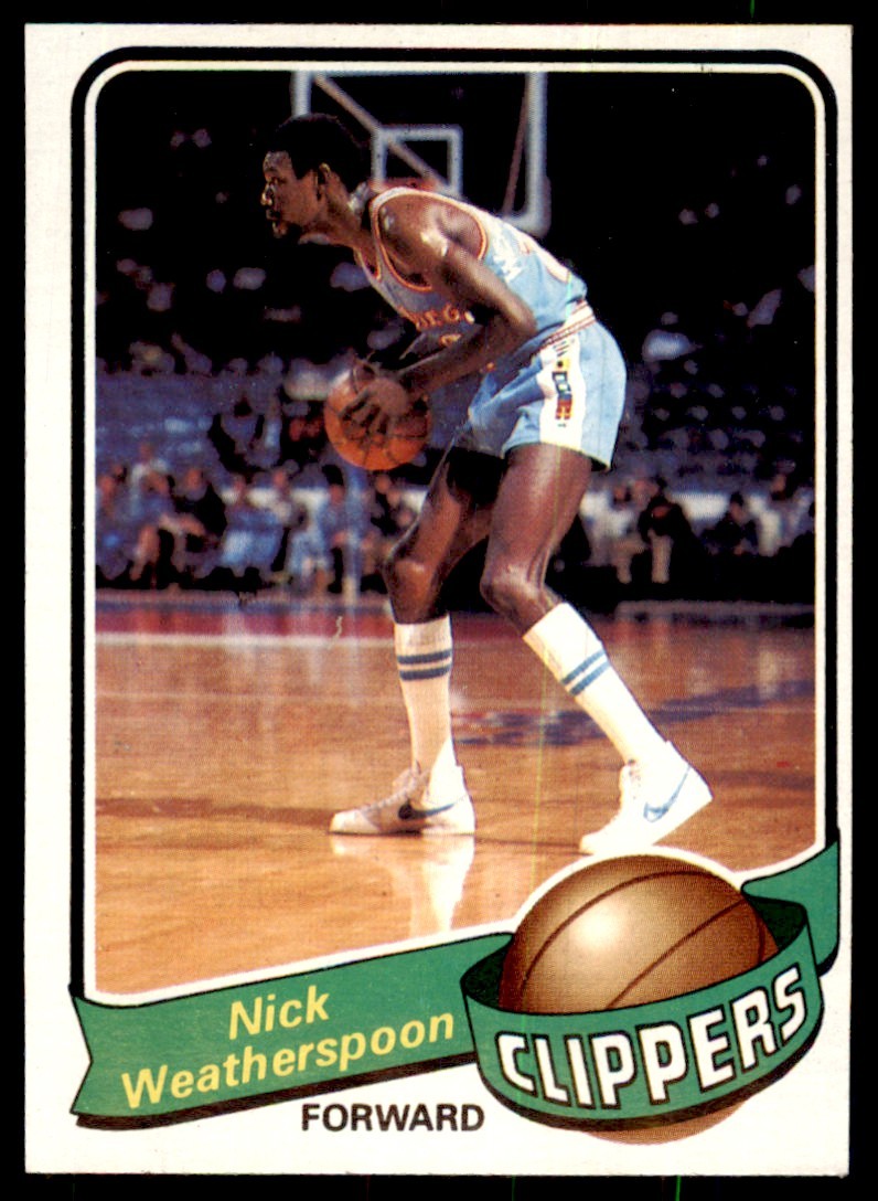 1979-80 TOPPS; NICK WEATHERSPOON SAN DIEGO CLIPPERS #61 (T101)