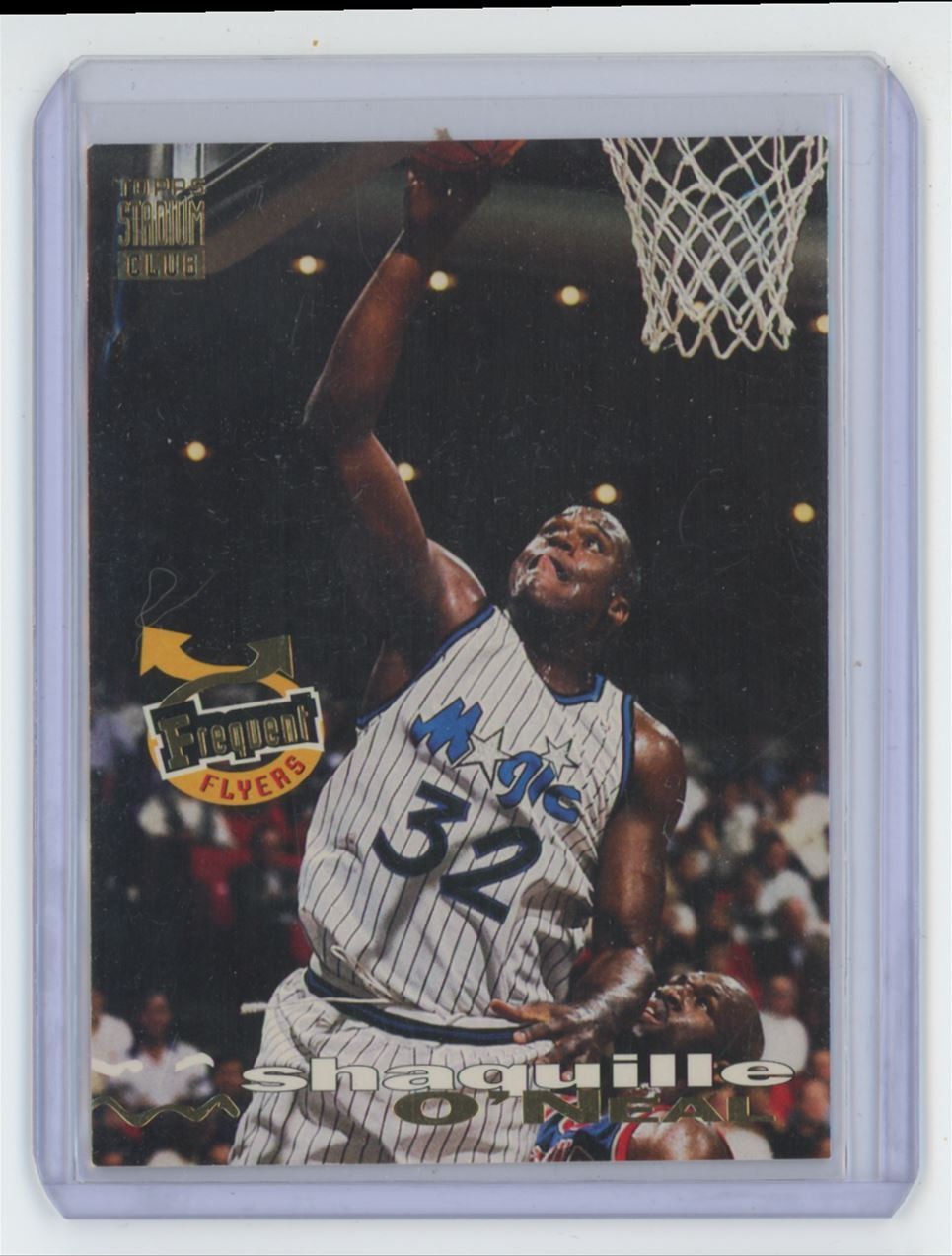 1993-94 Stadium Club Shaquille O'Neal Basketball Card Orlando Magic #358